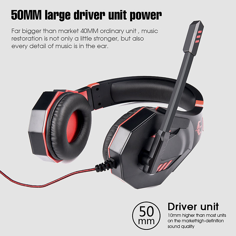 OVLENG OV-P30 Ergonomic Design E-sports Gaming Headphone 3.5mm Wired Over-Ear Headset with Rotation Microphone OVLENG OV-P30 Ergonomic Design E-sports Gaming Headphone 3.5mm Wired Over-Ear Headset with Rotation Microphone